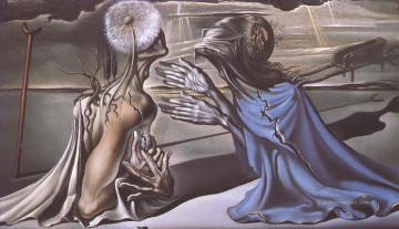Tristan und Isolde Surrealismus Ölgemälde